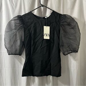 Zara Puff Sleeve Blouse